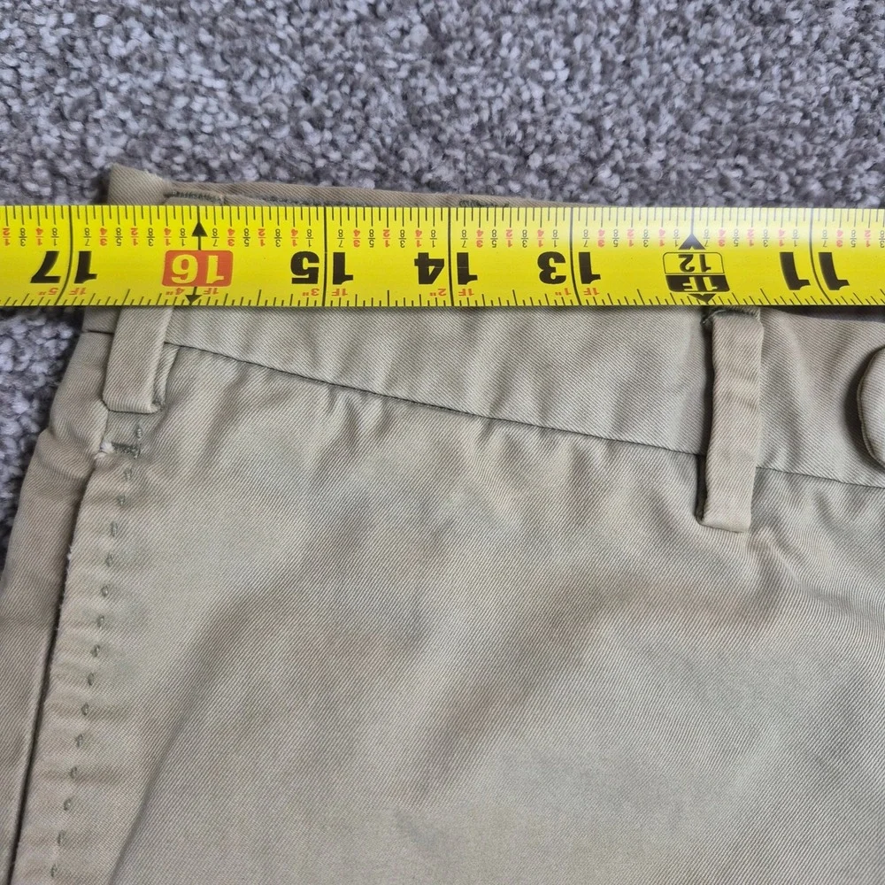Sid Mashburn Chino Pants Mens 34 Tan Khaki Cotton Twill Straight Leg Trousers - Picture 5 of 10